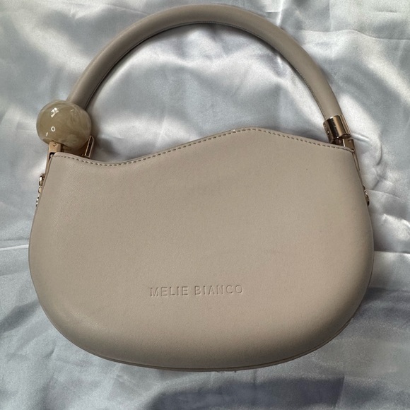 Melie Bianco Beige Handbag - EUC - Picture 1 of 5